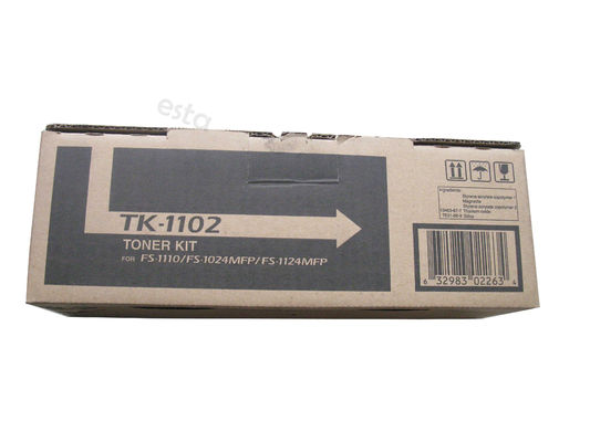 FS1124 MFP Printer Kyocera Toner Cartridges TK-1102 Kapasitas 2100 halaman