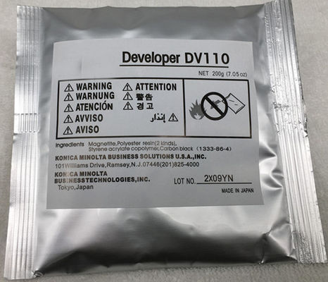 Pengembang Konica Minolta Bizhub 211 DV 110 Kantong Hitam Untuk Bizhub 162 163 220