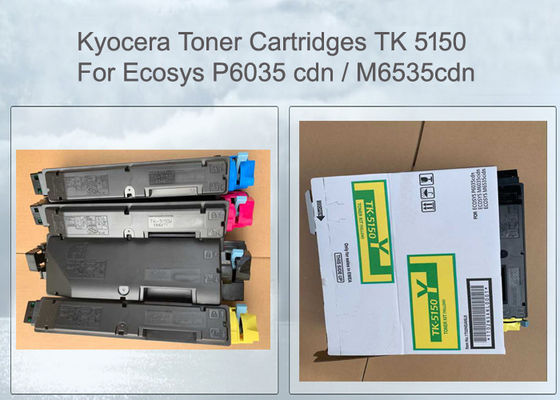 KYOCERA TK-5150Y TONER CARTRIDGE 1T02NSANL0 untuk ECOSYS 6535, 4 PCS per set 10K halaman