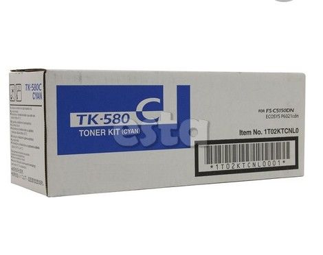 TK580 Kyocera Toner Cartridges FS - C5150DN 4- Paket Hitam / Cyan / Magenta / Kuning