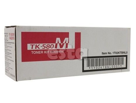 TK580 Kyocera Toner Cartridges FS - C5150DN 4- Paket Hitam / Cyan / Magenta / Kuning