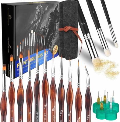 Model Precision Paintbrush Detail Membuat Paintbrush Set untuk Model Skala