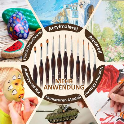 Apa yang terbaik Detail Hobby Model Membuat Set Sikat Untuk Lukisan Miniatur