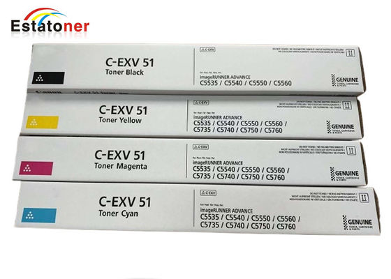 High Yield Canon NPG-71 C-EXV51 Printer Toner Cartridge Set untuk Seri ImageRunner