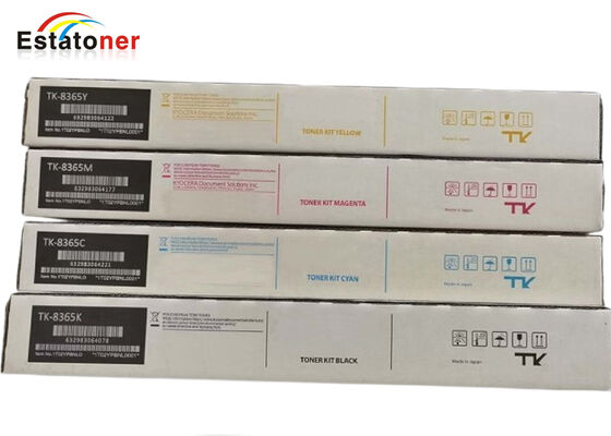 Premium tahan lama TK-8365 CMYK penggantian Toner Cartridge Untuk Kyocera Taskalfa 2553ci 3253ci