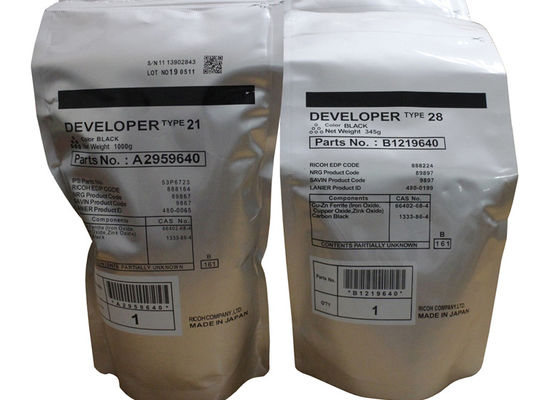 Nomor Komponen yang Kompatibel B1219645 Developer Tipe 28 untuk Ricoh Aficio 1018 1812L