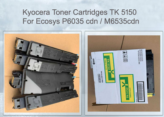 KYOCERA TK-5150Y TONER CARTRIDGE 1T02NSANL0 untuk ECOSYS 6535, 4 PCS per set 10K halaman