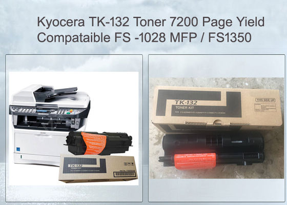 Kyocera TK-132 Copier Toner Cartridge Black Laser - 7200 Halaman / 1 Masing-masing