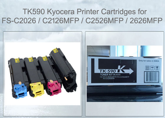 Kyocera TK590K Toner Cartridge Hitam Untuk FS-C2526 C2626 M6026 M6526