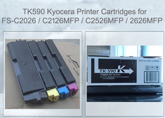 Kyocera TK590K Toner Cartridge Hitam Untuk FS-C2526 C2626 M6026 M6526