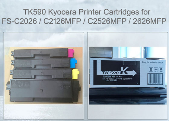 Kyocera TK590K Toner Cartridge Hitam Untuk FS-C2526 C2626 M6026 M6526