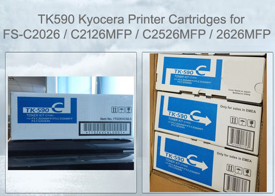 Kyocera TK590C Toner Cartridge Cyan FS-C2526 C2626 M6026 M6526 Kompatibel