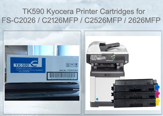 Kyocera TK590C Toner Cartridge Cyan FS-C2526 C2626 M6026 M6526 Kompatibel