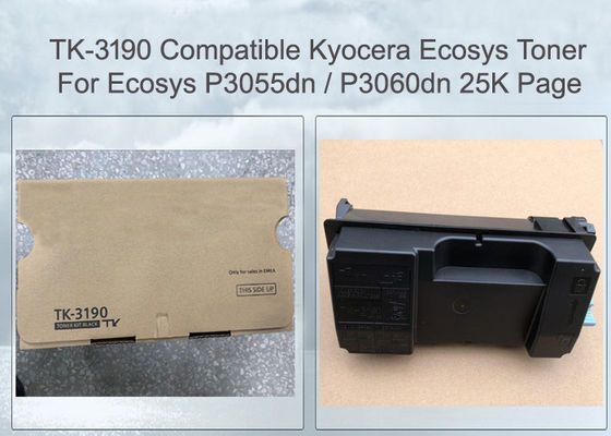 TK-3190 Kartrid Toner Kyocera Hitam Kapasitas Ekstra Tinggi Untuk Printer Mono ECOSYS P3055