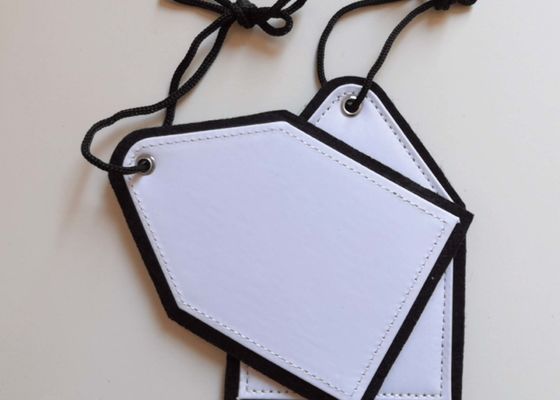 Tag Gantungan Pewangi Mobil Kosong Sublimasi Pewarna untuk Pencetakan yang Dipersonalisasi