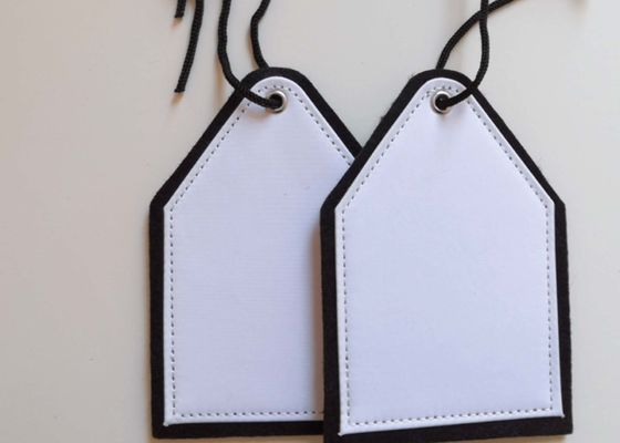 Tag Gantungan Pewangi Mobil Kosong Sublimasi Pewarna untuk Pencetakan yang Dipersonalisasi